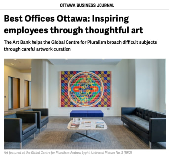 Best Offices Ottawa: Inspiring employees through thoughtful art