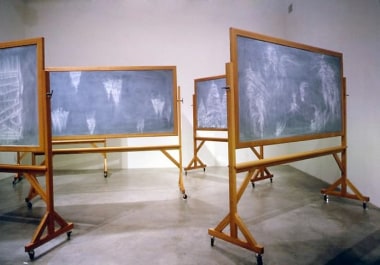 &quot;The Forest for the Trees,&quot; installation view, 1998. Metro Pictures, New York.