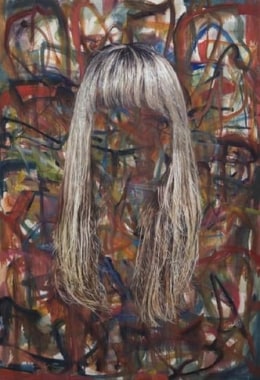 Untitled (Blonde Hair), 2007. Oil on canvas, 70 x 46 inches (177.8 x 116.8 cm). MP# 191