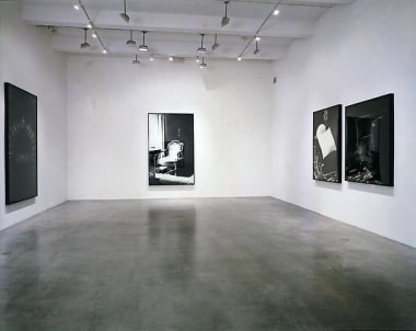 &quot;The Freud Drawings,&quot; installation view, 2001. Metro Pictures, New York.