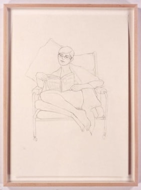 Magda, 2005. Pencil drawing on paper, 23.4 x 16.5 inches (59.4 x 41.9 cm). MP D-1
