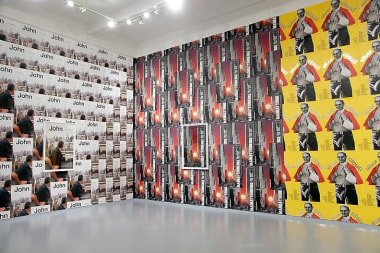 &quot;Movie Posters,&quot; installation view, 2013. Metro Pictures, New York.