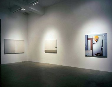 &quot;Looking Forward,&quot; installation view, 2004. Metro Pictures, New York.
