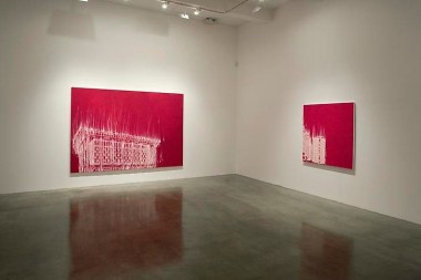 &quot;Night of the Fires,&quot; installation view, 2008. Metro Pictures, New York.