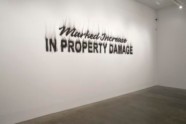Gary Simmons The Ghost Sign Series: Property Damage, 2008