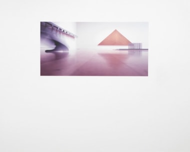 Triangle (Adjusted to fit), 2008/2011. Adhesive wall vinyl, image altered to conform to the proportions of a wall. MP 628-A