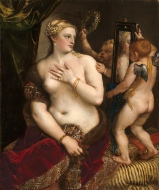 Titian, Venus with a Mirror, c. 1555.