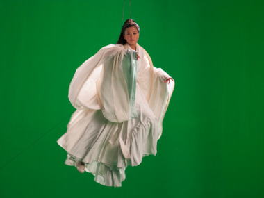 Green Screen Goddess (Ten Thousand Waves), 2010. Endura Ultra photograph, 70.87 x 94.49 inches (180 x 240 cm). MP 82