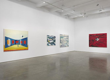 Installation view, 2014. Metro Pictures, New York.