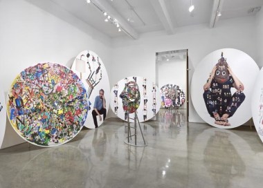 Olaf Breuning, &quot;The Life.&quot; Installation view, 2015. Metro Pictures, New York.