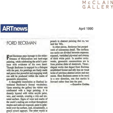 April 1990 ARTnews