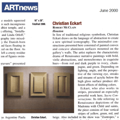 June 2000 Artnews