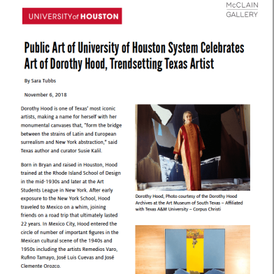 November 2018 University of Houston