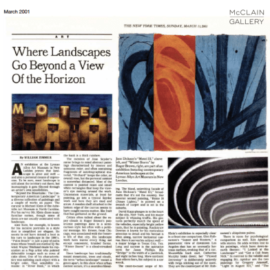 March 2001 The New York Times