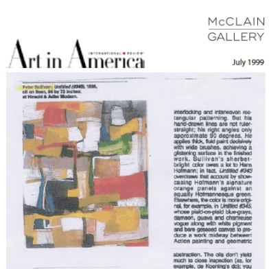 July 1999 Art in America