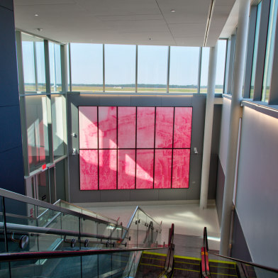 Fly2Houston, Eight new art installations inside IAH Terminal D-West Pier to welcome passengers, July 2024