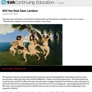 SVA Continuing Education / BLOG