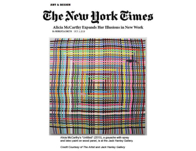Roberta Smith for New York Times