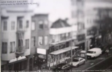 Blurry image of streetscape