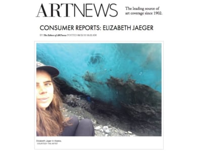 Elizabeth Jaeger in Art News