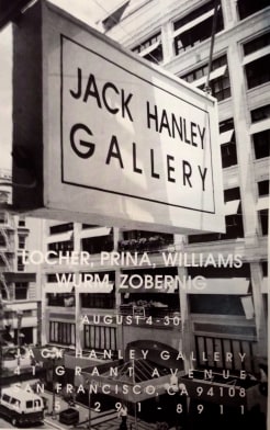 Photo of Jack Hanley Gallery sign