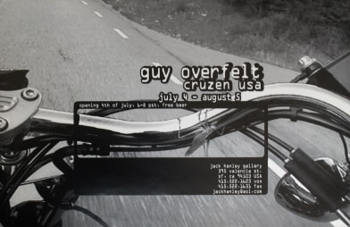 POV perspective of riding a bicycle, computer text overlaid 
