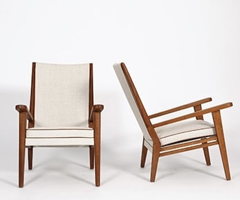 image of Jacques Adnet armchairs
