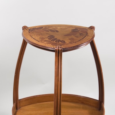 Art Nouveau Tri-Cornered Side Table