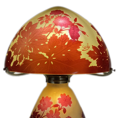 Table Lamp by, Emile Gallé