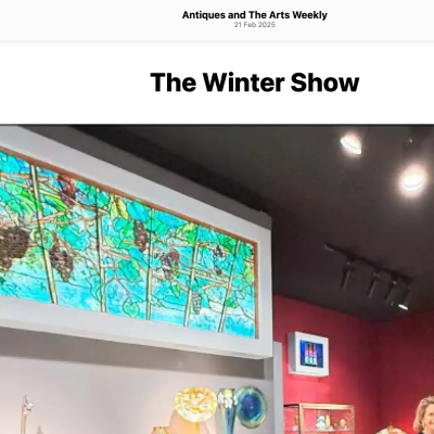 Winter show articl in antiques and arts weekly