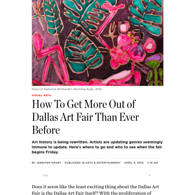 D Magazine: How To Get More Out of Dallas Art Fair Than Ever Before
