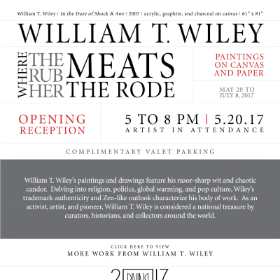 Where the Rub Her Meats the Rode [Exhibition Invitation]