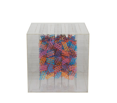 Irving Harper Paper and String Sculpture in Acrylic Box