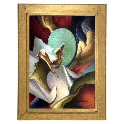 &quot;FANTASY&quot; Oil on Canvas by Thomas Hart Benton