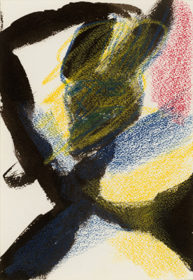 &quot;Untitled&quot;, 1985 India ink, crayon on paper