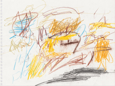 &quot;Untitled&quot;, 1999 Colored pencil, pen on paper