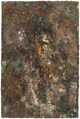 Eug&egrave;ne Leroy, &ldquo;Visage gris avec lumi&egrave;re (Gray Face with Light)&rdquo;, 1989