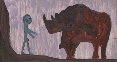 A.R. Penck, Nashorn (Rhinoceros), 1967