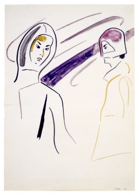 &quot;Zwei Hutmodelle (Two Hat Models)&quot;, 1966