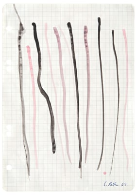 &quot;Untitled&quot;, 1969 Gouache on graph paper