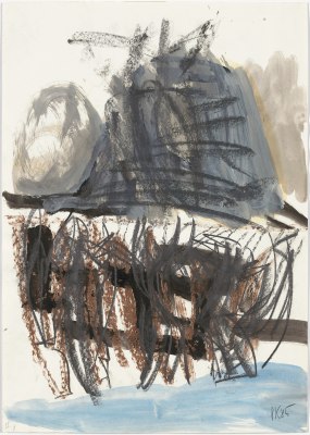 &quot;Untitled&quot;, 1985 Pencil, crayon, ink, watercolor, gouache on paper