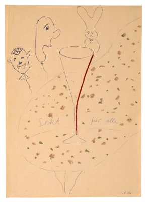&quot;Sekt f&uuml;r alle (Champagne for all)&quot;, ca. 1963