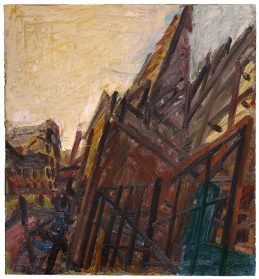 Frank Auerbach, “Chimney in Mornington Crescent – Winter Morning”, 1991