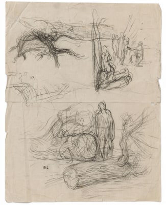 &quot;&Eacute;tude pour Les B&ucirc;cherons (Study for The Woodcutters)&quot;, 1874
