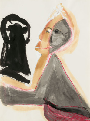 &quot;Untitled&quot;, 1986 India ink, pencil, pastel on paper