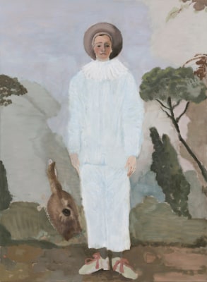 Sanya Kantarovsky, “Stage (Watteau)”, 2025