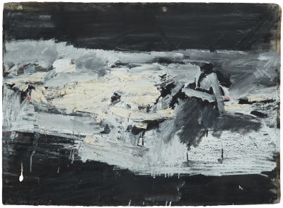 Frank Auerbach, “Reclining Nude”, 1961-1962