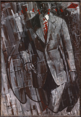 &quot;Mann im Anzug - dithyrambisch I (Man in Suit - dithyrambic I)&quot;, 1976