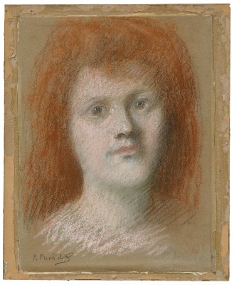 &quot;Portrait pr&eacute;sum&eacute; d&rsquo;Emma Dobigny (Presumed Portrait of Emma Dobigny)&quot;, ca. 1880