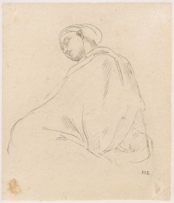 &quot;Jeune femme endormie (&eacute;tude pour Le Sommeil) (Young Woman Sleeping [Study for Sleep])&quot;, 1867
